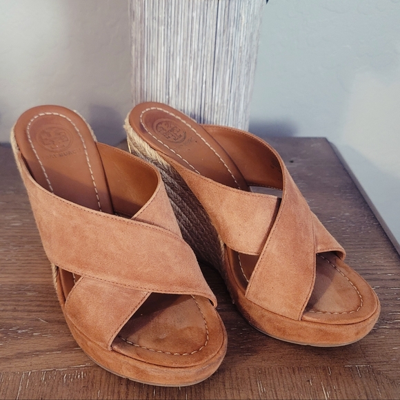 Tory Burch Espradille Wedges Size 7 - Picture 10 of 10